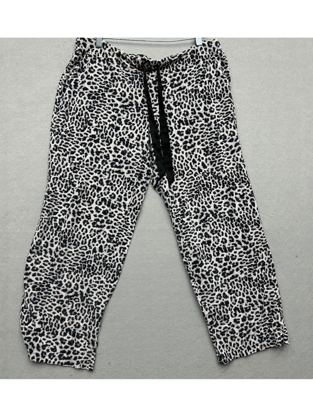 Soma Lounge Sleep Pants Animal Print Cheetah Size Large